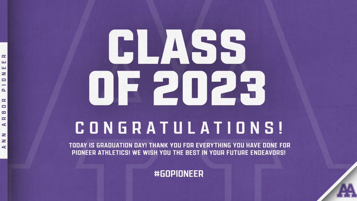 AAPioneerSports's tweet image. Congratulations Class of 2023!