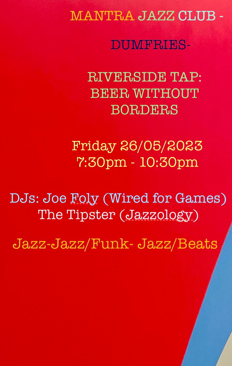 BeerBorders's tweet image. Come and join us this evening for a chill out vinyl session of Jazz/Funk with the renowned DJs Joe Foly and The Tipster, who honed their skills on the Brighton club scene.