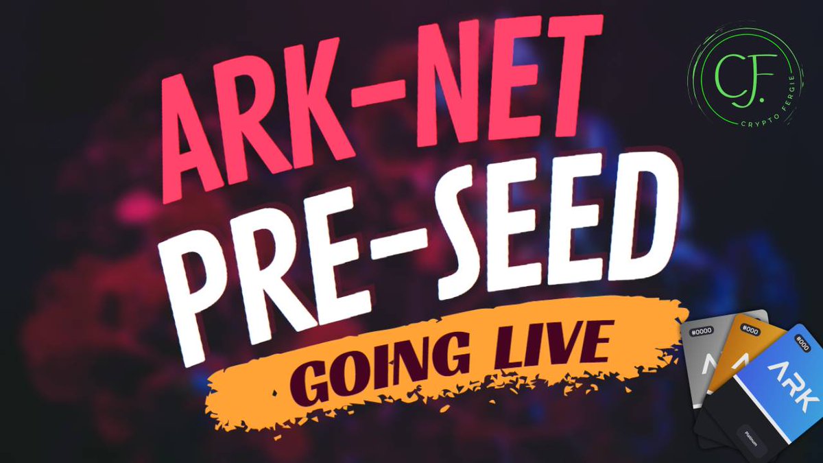 PaulFerBPgainz's tweet image. ARK NET PRE-SEED GOING LIVE TODAY youtu.be/ShKXzfEMshQ via @YouTube @arkfiinvest #PassiveIncome #DeFi