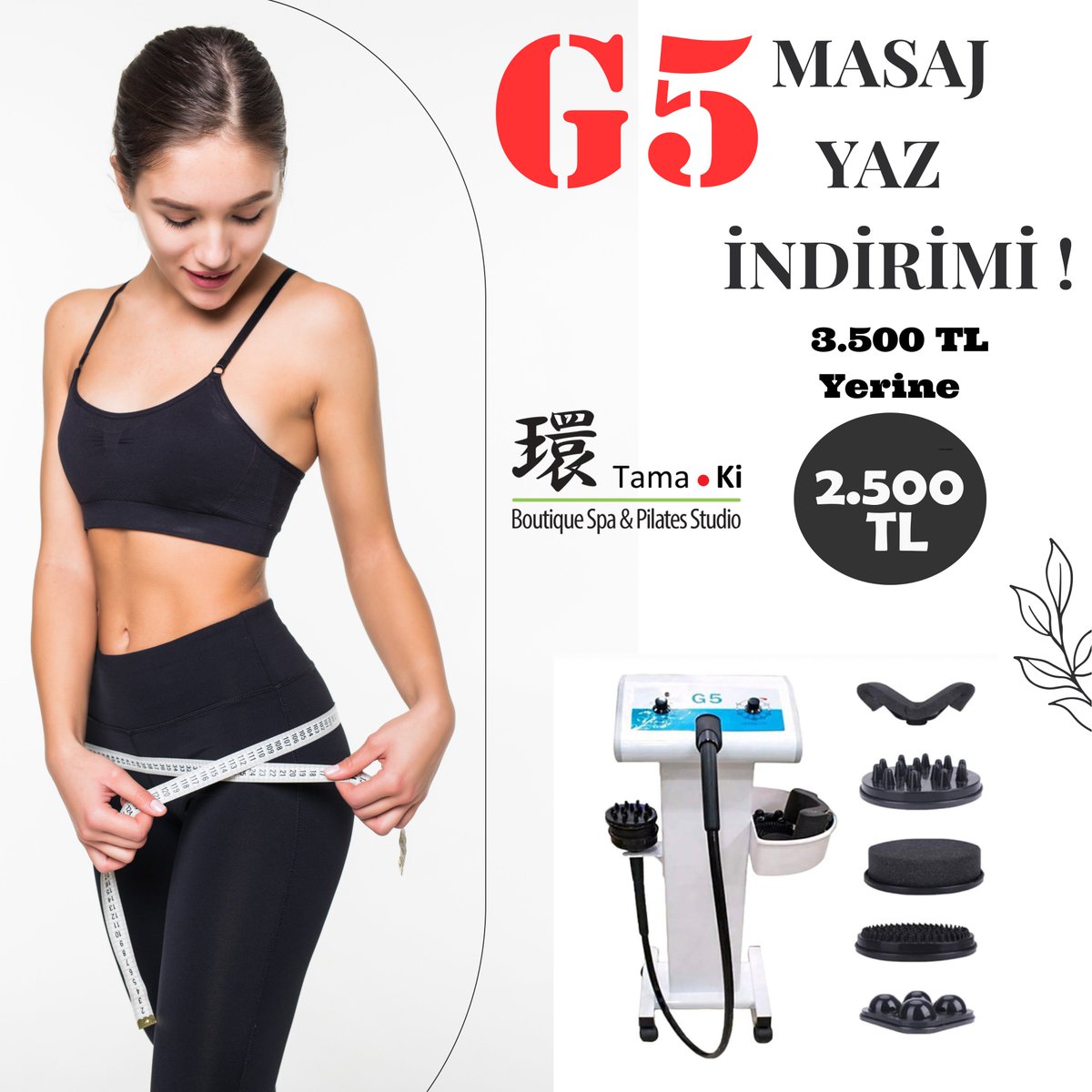 IstanbulTamaki's tweet photo. Yaza Özel İndirim - G5 Masaj 10 Seans Paket Fiyatı 3.500 TL yerine ''2.500 TL.''

G5 Masaj Hizmetimizden kampanyalı şekilde faydalanmanın tam sırası.

Daha sağlıklı ve sıkı bir görünüm için acele edin!

Detaylı bilgi için bizlere ulaşabilirsiniz:

+0 531 933 66 02 https://t.co/t056By41lb