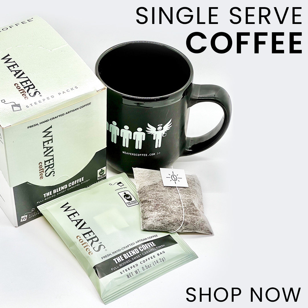 How is the #office #coffee? #bestcoffee #singleserve is here to help you get through the day.  Weaver's Single Serve Steeped Coffee is easy to use, delicious, good for you and good for the environment.  ow.ly/yVO550Ja9WG