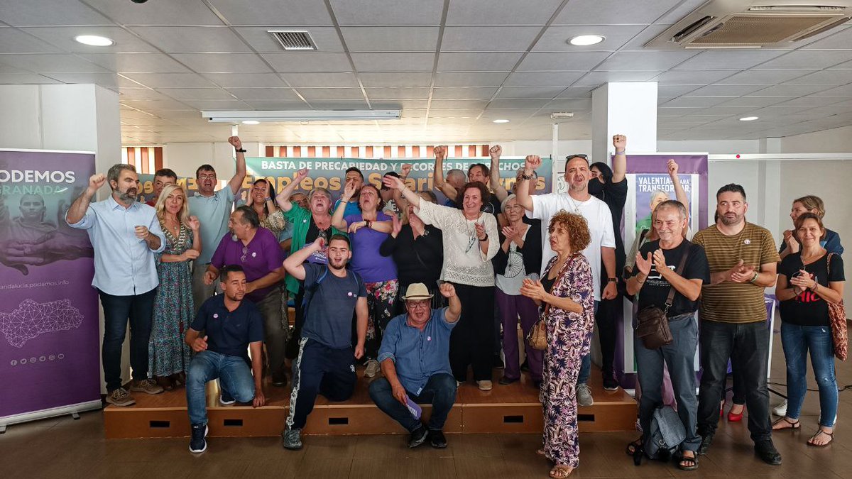 PodemosProvGRD's tweet photo. 🟣La Costa de Granada no quiere más especulación  y  corrupción

💜💚 UNIÓN de la Costa Tropical con las candidatas a las alcaldías de #Motril, Carmen Martín, #Salobreña María Jesús Castaño , y #Almuñécar, Mayka Ortega.

Con @AleDuranGR , @Eselkaos  y nuestra militancia 🥰 https://t.co/MDa7mdgRDR