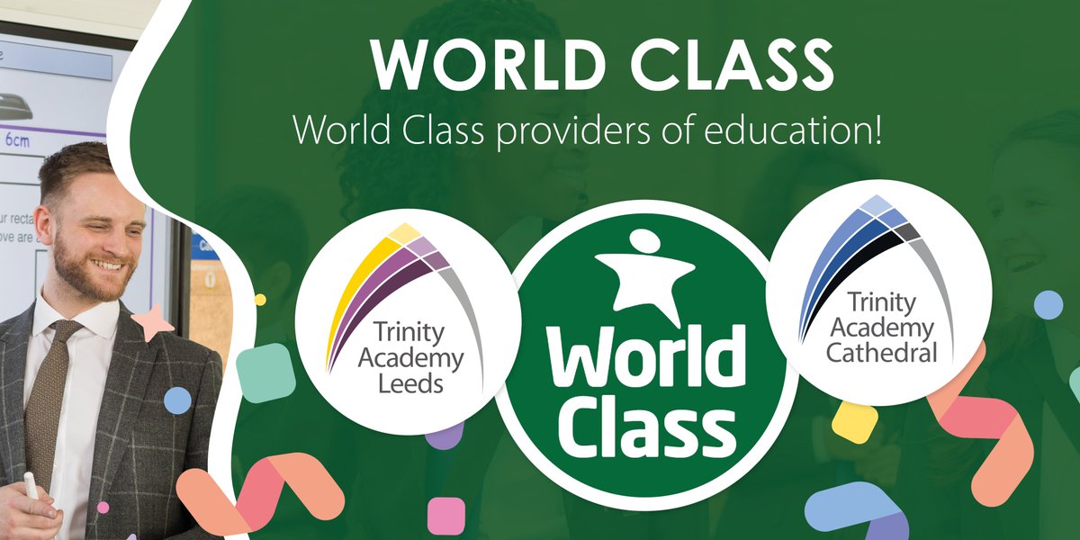 Exciting announcement🌟 @TrinityacademyL and @TrinityAcademyC have both officially been accredited with WORLD CLASS status!! 💚👏🥳 What an incredible day for Trinity MAT.

@WCSQM  #WorldClass #TrinityMAT