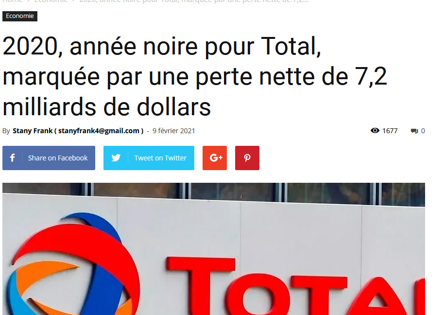 @TrouveAurelie 20 milliards sur un chiffre d'affaire de 250 milliards donc 8%, et c'est un résultat particulier vu les prix et une bonne conjoncture en 2022. Cela ne durera pas et Total essaie tout simplement de bien faire son boulot contrairement à vous, la fasciste et parasite sociale !