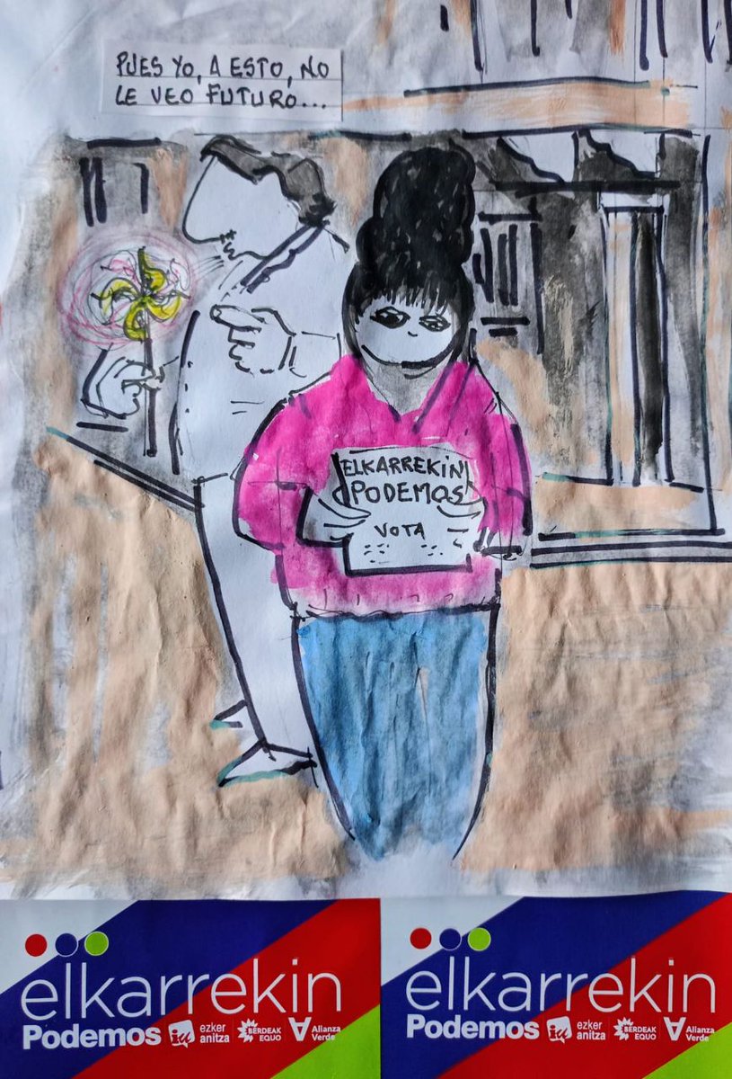 Y la última viñeta de la campaña!! Vota Elkarrekin Podemos!!!