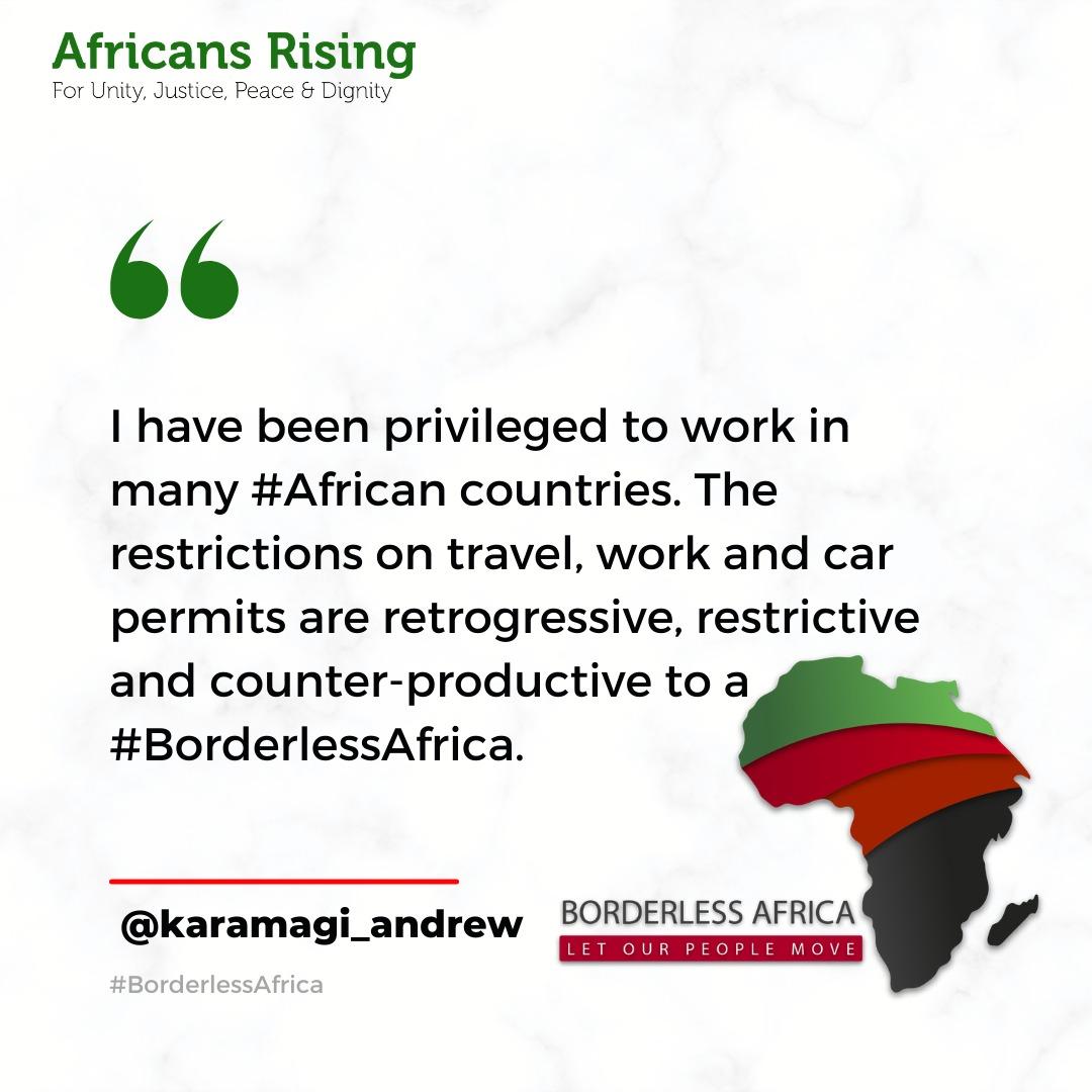 The conversation on Pan-africanism has been used as a tool for unity and solidarity as it has been the blueprint used by our forefathers and we also need to enact the same in order to push for one African continent.
#AfricansRising
#BorderlessAfrica
#LetOurPeopleMove