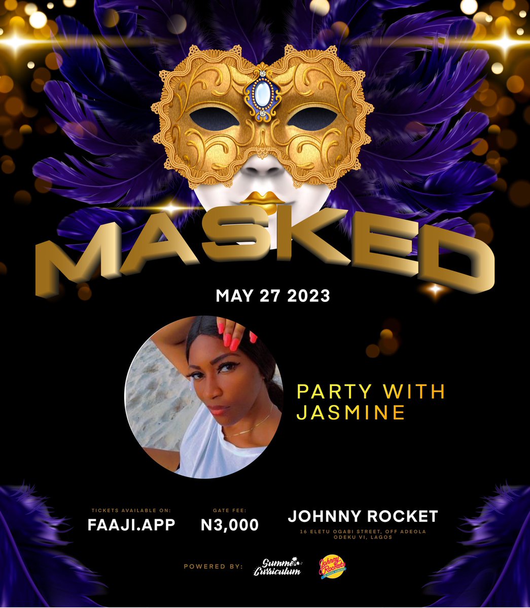 Summercuriculum's tweet photo. Let’s unlock our inner child energy this Saturday with your favs!🤭🙈🔥
Get your ticket via link in bio!
#summercurriculum #lagosparty #explorepage #fyp #maskedparty https://t.co/CIrokIwWYp