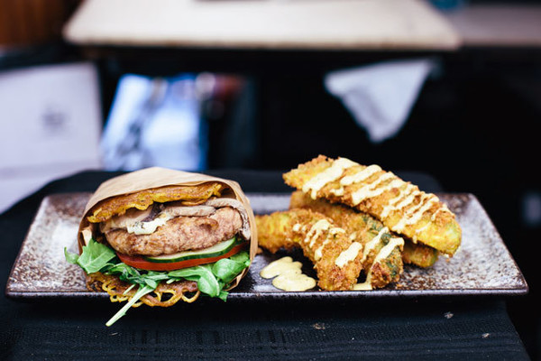 Nombe's tweet photo. @Calrootsfest - We are soo excited to bring the original #ramenburger, #AvoFries, #JapanesePoutine, #Sushi and #Karaage #FriedChicken to feed y'all over the week while we enjoy the music and the sun! I hope we get a lot of @tinaturner tributes! Rest in Power, Queen! https://t.co/OugMDg7LBL