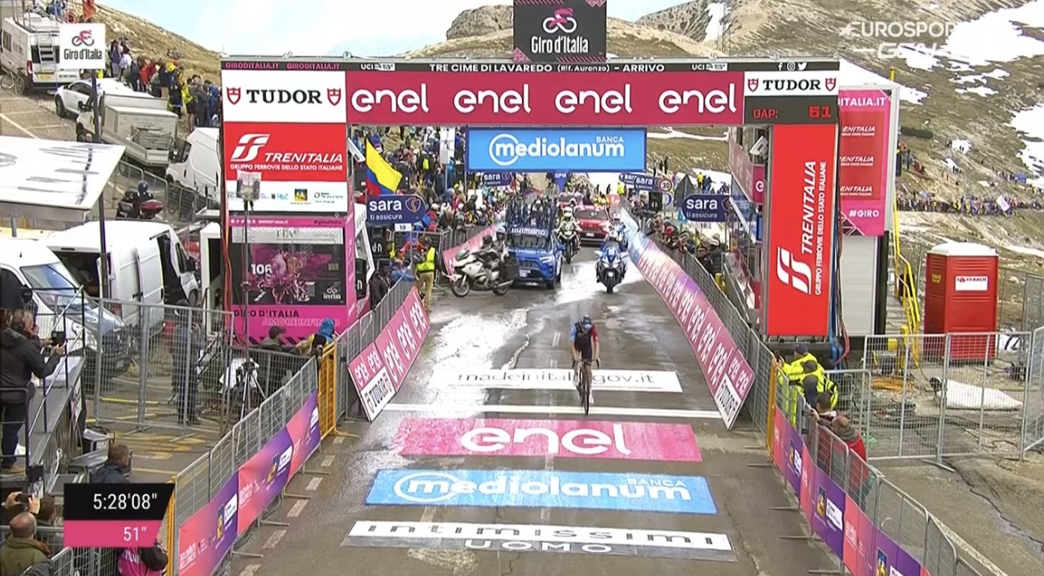 NSNCyclingTeam's tweet photo. Derek Gee fights to his fourth second place of the Giro 👊

We have no words. Just pure emotion. This guy...

--
🇮🇹 #Giro https://t.co/xMeT7VZKfY