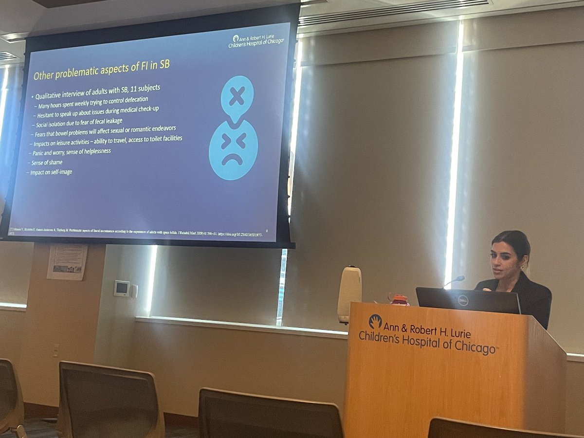 Lurie Children's Pediatric Urology (@lurieurology) on Twitter photo First year, soon to be 2nd year fellow, <a href="/V_for_Valeska/">Valeska Halstead, MD, MPH</a> presenting her research on #Neurogenicbowel and #QoL in #spinabifida to Dr Cooper <a href="/Coopeduro/">Christopher Cooper</a> at Visiting Professor. Symptoms matter! First year, soon to be 2nd year fellow, <a href="/V_for_Valeska/">Valeska Halstead, MD, MPH</a> presenting her research on #Neurogenicbowel and #QoL in #spinabifida to Dr Cooper <a href="/Coopeduro/">Christopher Cooper</a> at Visiting Professor. Symptoms matter!