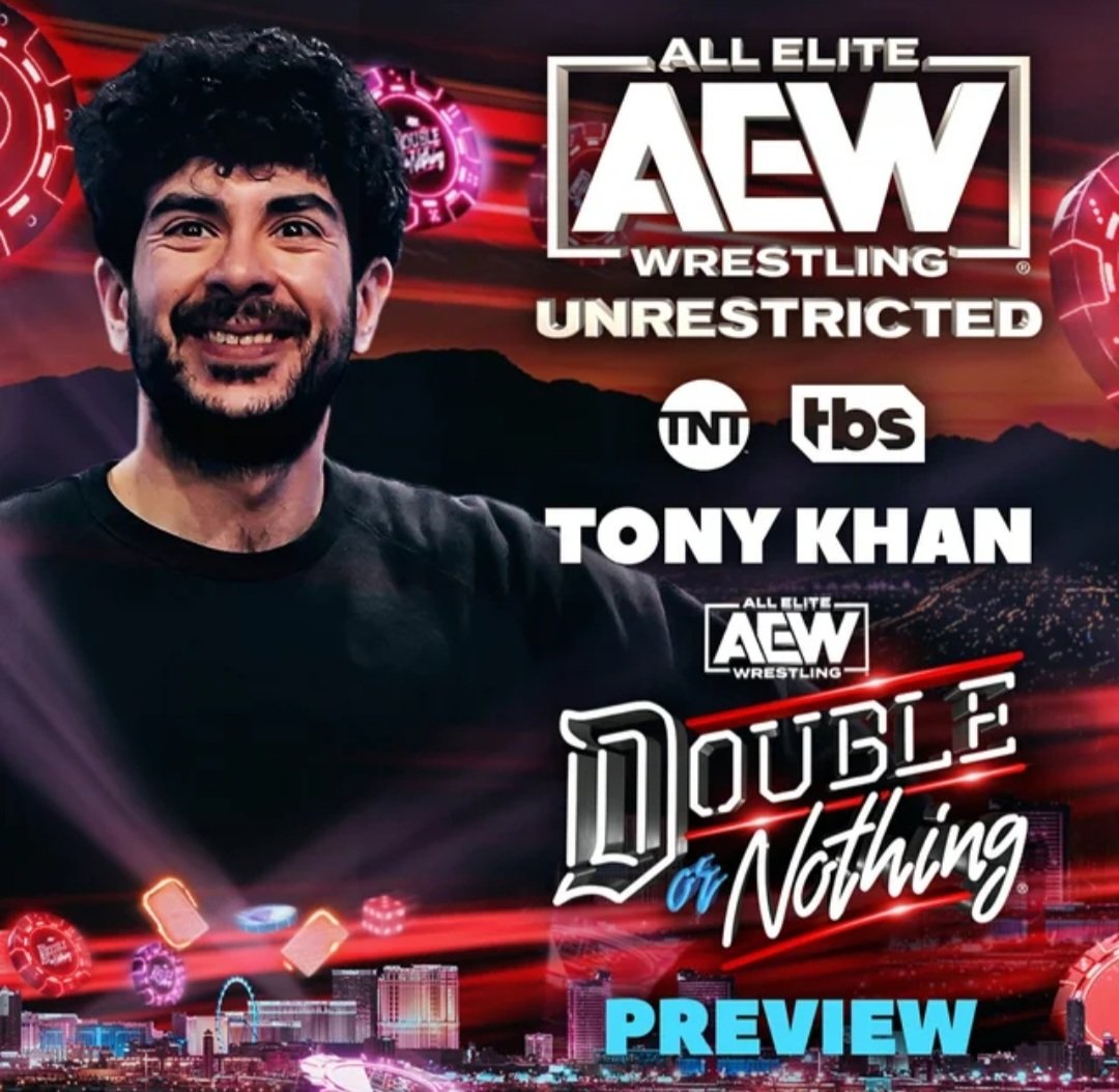 #AEWUnrestricted #TonyKhan returns to break down the biggest matches on the hottest card in pro wrestling with #AEWDoubleOrNothing preview with special guest co-host, Will Washington!
link.chtbl.com/AEW