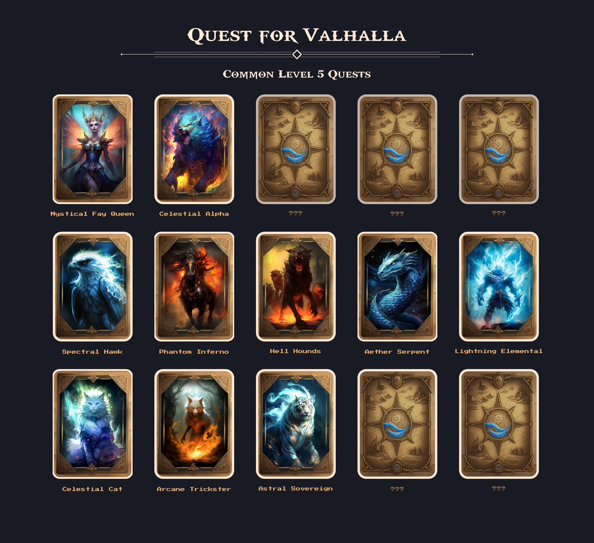 they might come from Common classes of Monsters &amp; Beasts but don't underestimate them

they will be very rare &amp; offer incredible rewards 💰💰💰

#NFTs #NFTCommunity #P2EGame #gamedesign #uidesign