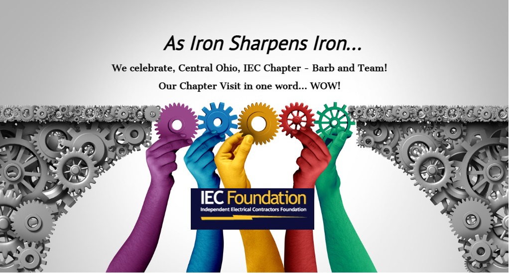 IEC_Foundation's tweet image. IECF is happy to &quot;SHOUT OUT&quot; the great accomplishments of our IEC Central Ohio Chapter.  Simply put, AWESOME!  

To see the virtual evidence of the AWESOMENESS of IEC Central OH - click here: ➡️ ieccentraloh.org

#IECF💞ieccentraloh #sharingbestpractices #ironsharpensir