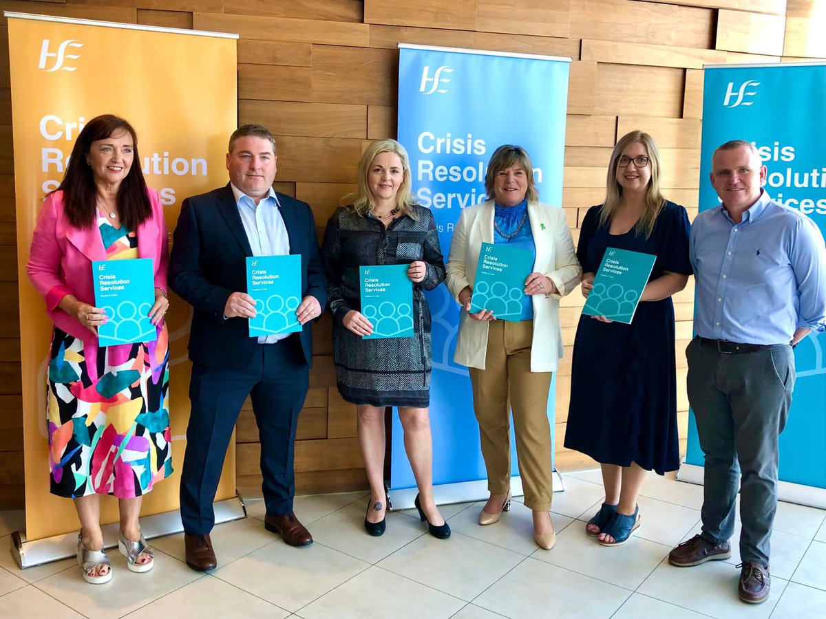 Mary Butler TD (@marybutlertd) on Twitter photo Today I launched the <a href="/hse/">HSE</a> Model of Care for Crisis Resolution Services. Delighted to meet the Waterford Team who will be leading out on the new Waterford Crisis Resolution Service This will form an integral part of community mental health services out of hours. <a href="/SouthEastCH/">HSE/SECH (now part of HSE Dublin and South East)</a> Today I launched the <a href="/hse/">HSE</a> Model of Care for Crisis Resolution Services. Delighted to meet the Waterford Team who will be leading out on the new Waterford Crisis Resolution Service This will form an integral part of community mental health services out of hours. <a href="/SouthEastCH/">HSE/SECH (now part of HSE Dublin and South East)</a>