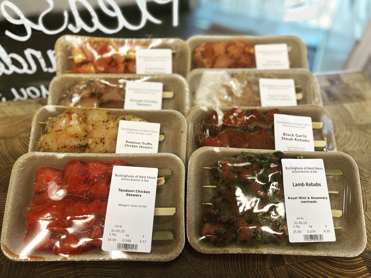 We’ve gone skewer crazy this weekend 
Spanish garlic chicken 
Tandoori chicken 
Teriyaki Chicken 
Premium Truffle Chicken 
Chinatown Chicken 
Greek Passion Pork
Black Garlic Rump Steak 
Mint &amp; Rosemary Lamb 

Here 9-1 Saturday &amp; Sunday 

Then closed until Friday 9th June
