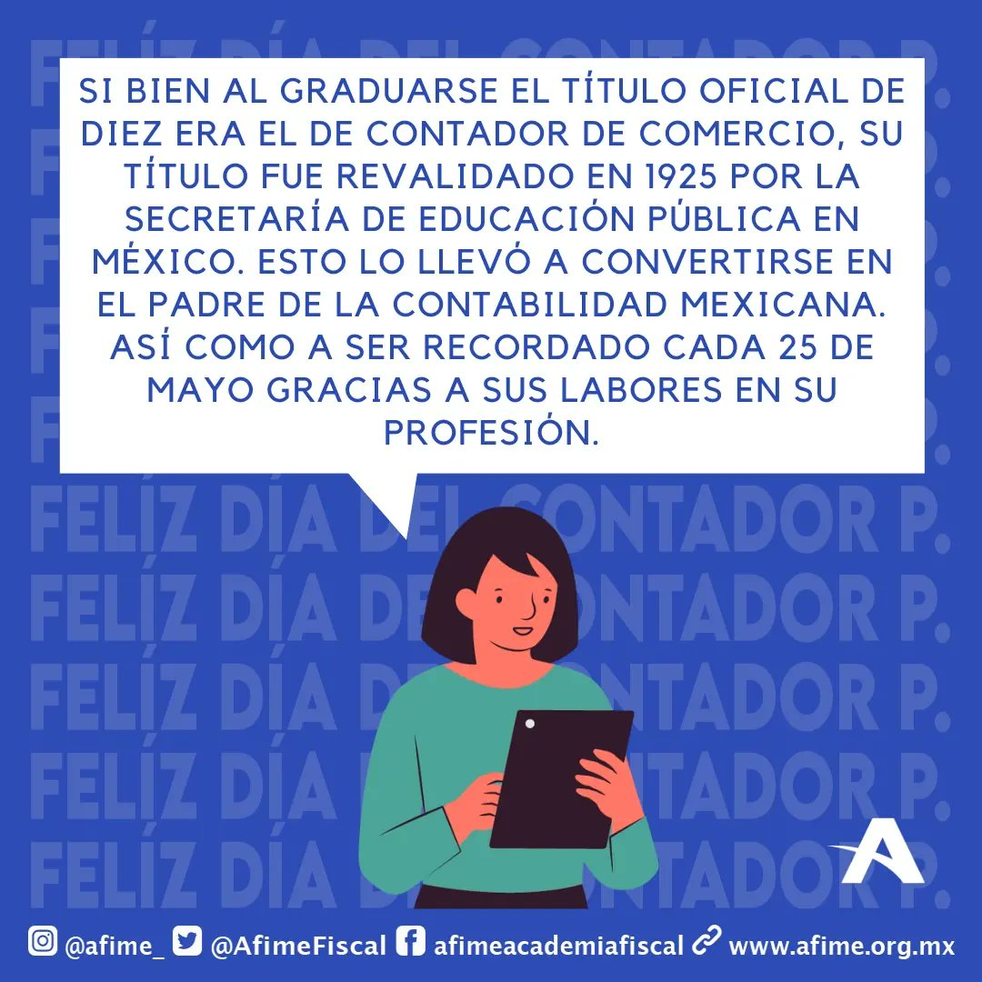 AfimeFiscal's tweet photo. 💰📝👩🏻🏫¿Conocías estos datos sobre el día del contador?
#DiaDelContador #afime #contabilidad #afimeinforma #SabiasQue https://t.co/bjVX5ejjQQ