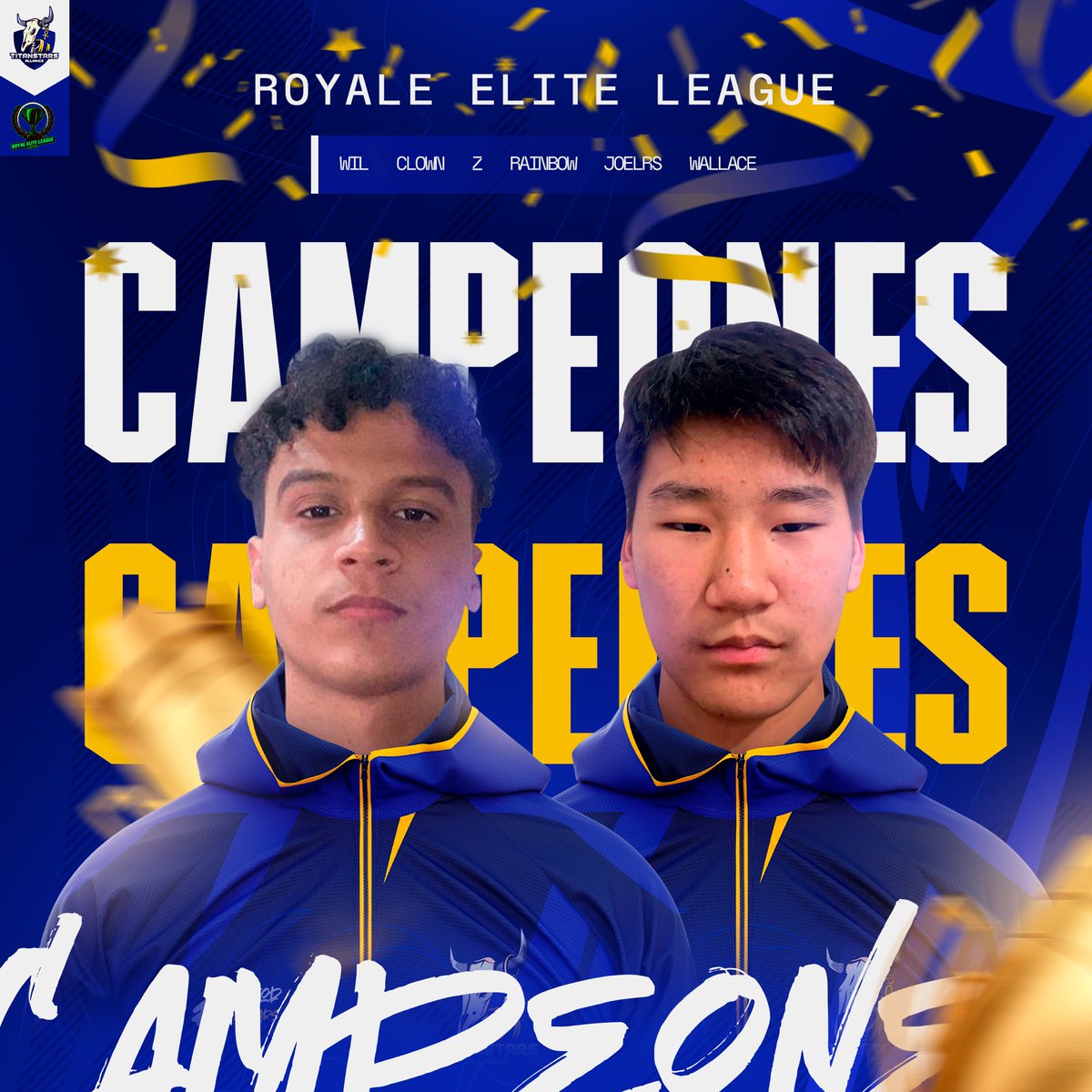 TSA Gaming (@tsagaming_) on Twitter photo #CR • ¡CAMPEONES!⭐️
Con mucha emoción anunciamos el campeonato de
🏆• <a href="/RoyalEliteLeag/">Royal Elite League</a>
Las estrellas dieron una gran actuación en la arena y consiguen llevarse la victoria en una emocionante final.
¡Gracias por su apoyo!
#AimForTheStars✨ #CR • ¡CAMPEONES!⭐️
Con mucha emoción anunciamos el campeonato de
🏆• <a href="/RoyalEliteLeag/">Royal Elite League</a>
Las estrellas dieron una gran actuación en la arena y consiguen llevarse la victoria en una emocionante final.
¡Gracias por su apoyo!
#AimForTheStars✨