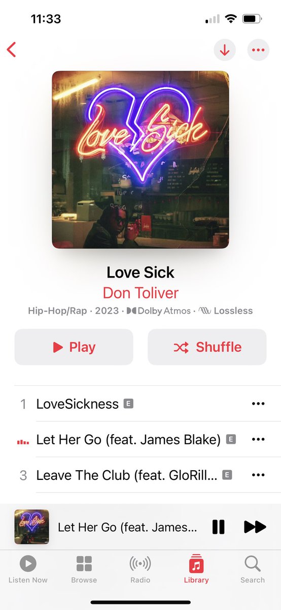 New @DonToliver album is way different than his first one but still 🔥🔥🔥 #hiphop