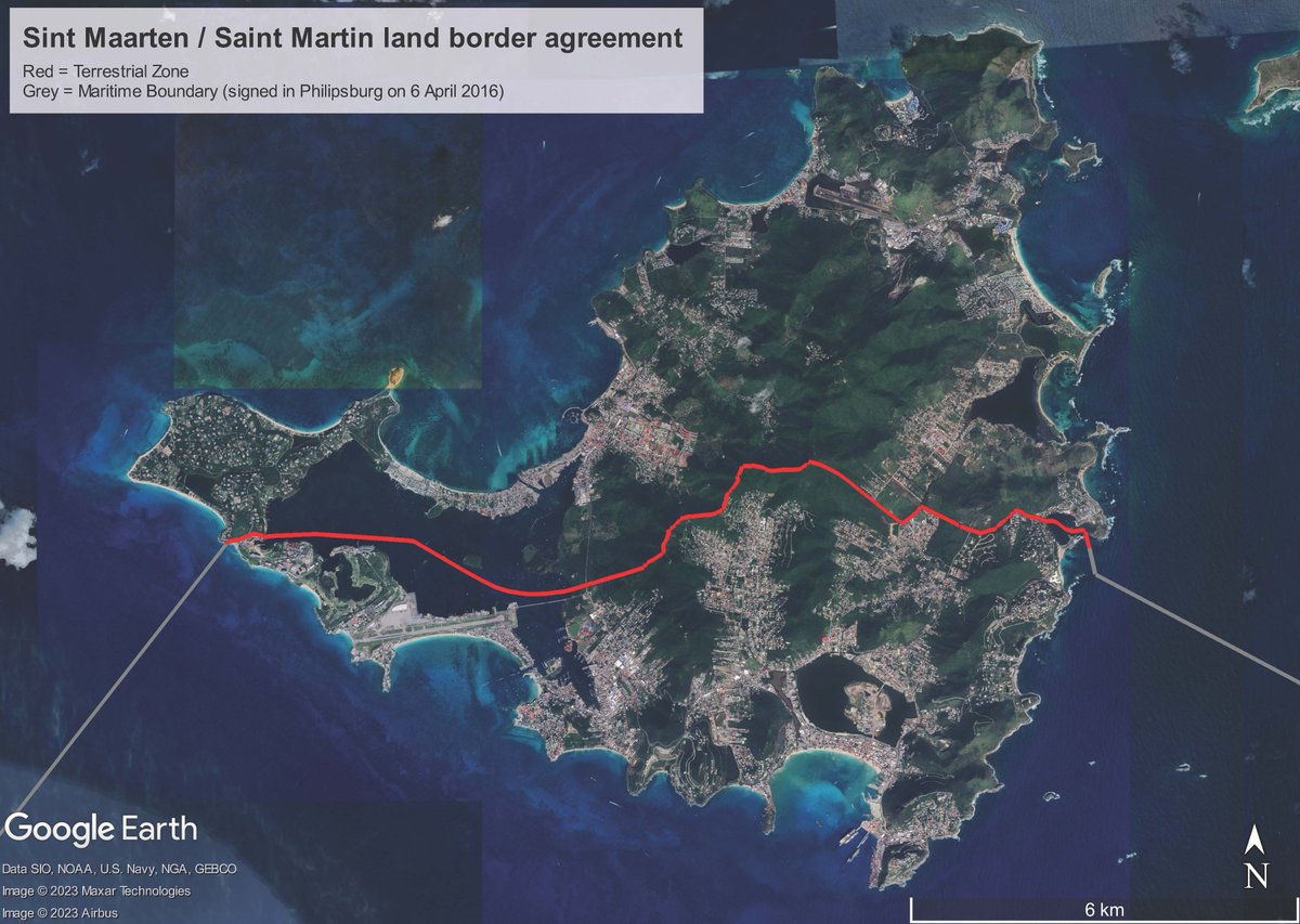 #LeSaviezVous La France et les Pays-Bas ont une frontière commune dans les Caraïbes pour laquelle aujourd’hui c’est un moment historique important. Après 375 ans, le traité frontalier est enfin signé entre Saint-Martin 🇫🇷 et Sint Maarten 🇳🇱