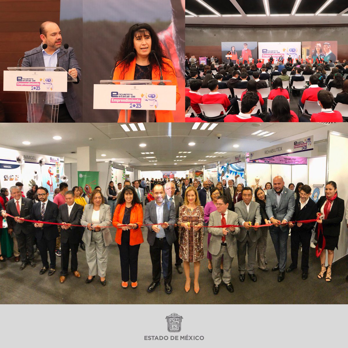 CONALEP Estado de México, garantiza una educación inclusiva, equitativa y de calidad, impulsando el desarrollo integral de la juventud mexiquense, es por ello que el día de ayer se llevó a cabo el Encuentro Estatal de Emprendimiento 2023.
#ApasionadamenteCONALEP