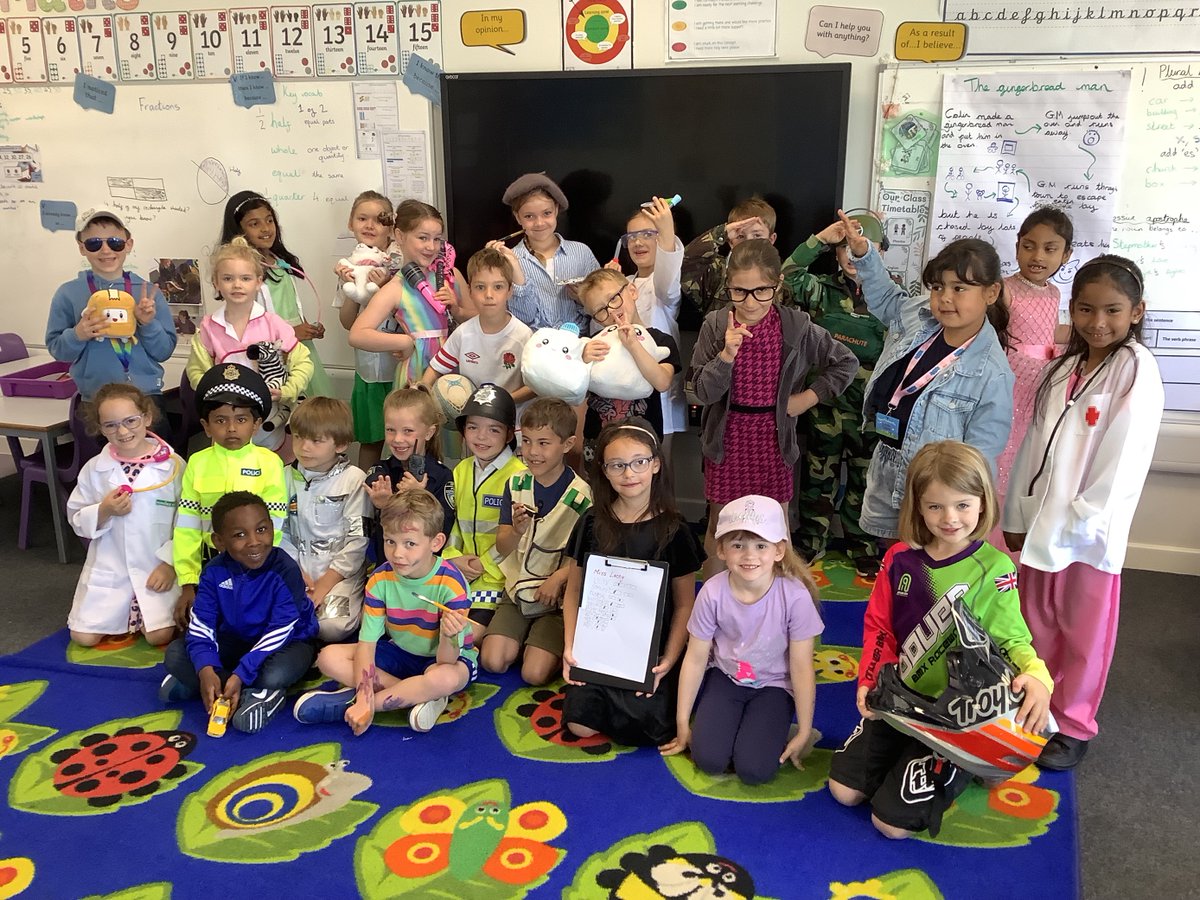 DSATStPeter's tweet photo. Another brilliant Aspiration Day! Children dressed as their future-self and we loved hearing from people that do some amazing jobs, including farmers, military police, scientists @dsat @DSATStPeter https://t.co/DVEHSMnL3M