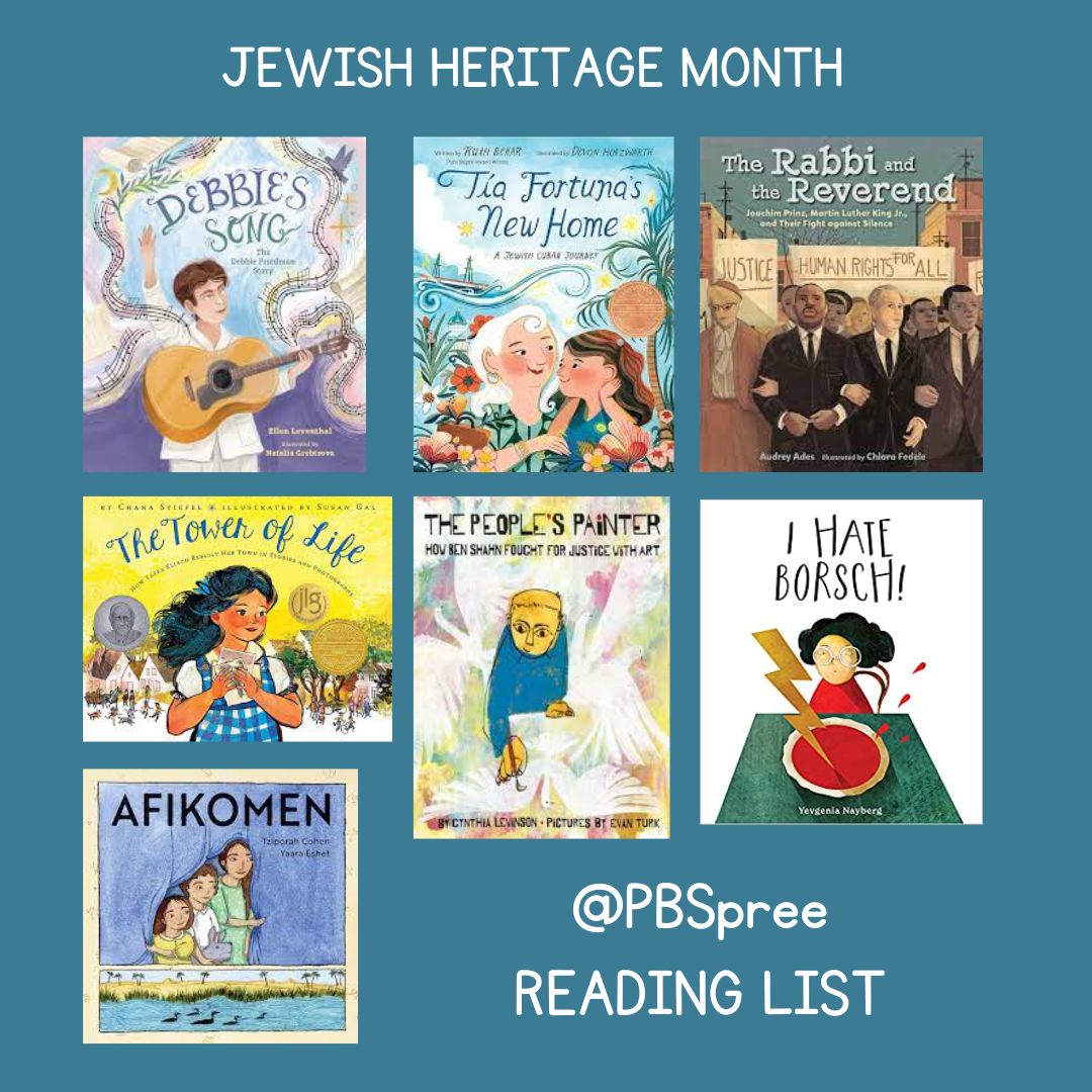 We are also celebrating #Jewishheritagemonth! Check out these great books and please share some of your favorites....

#amreading #kidlit