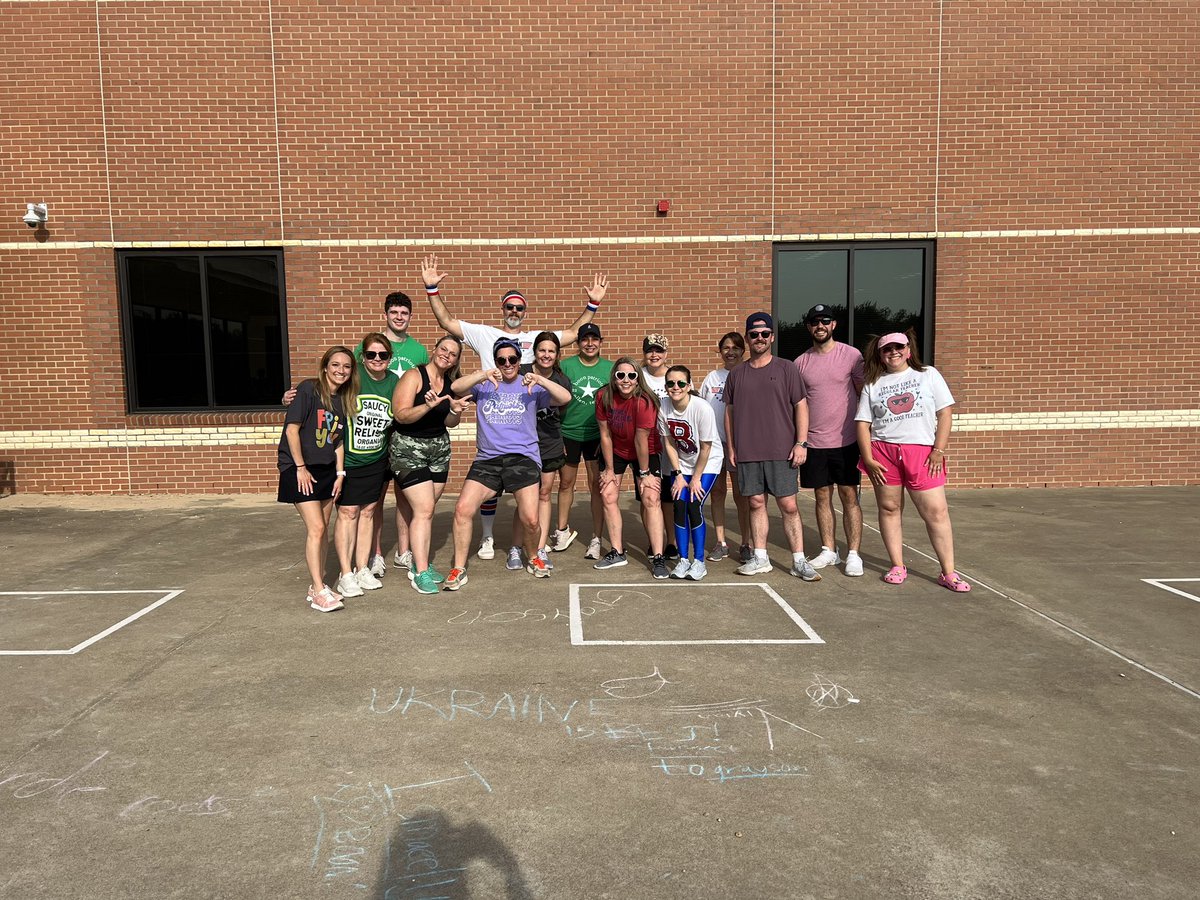 Teachers brought their A-game for kickball!
