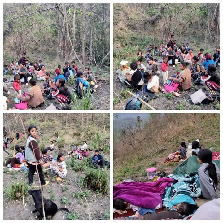 मणिपुर में हिंसा के बाद बेघर आदिवासी जंगल में रह रहे हैं ना कोई खाने की व्यवस्था है बस वनस्पति खाकर गुजारा कर रहे हैं
चुनाव प्रचार तो बड़ो सोरों से हो रहा था क्या मीडिया को यह लाचार नहीं दिख रहे।
🥹🥹🥹।  <a href="/PMOIndia/">PMO India</a> <a href="/WamanCMeshram/">Waman Meshram</a> <a href="/rashtrapatibhvn/">President of India</a>