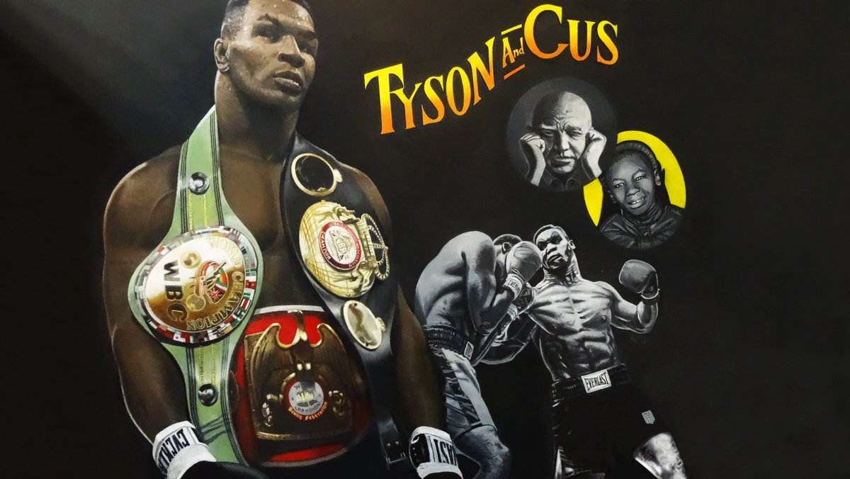 LeBaconMiguel's tweet photo. Panneau Bois –Huile sur bois : Le « Tyson And Cus »Réalisée par Miguel Le Bacon
#MikeTyson #CusDamato #Cheminement #NobleArt #ArtsNobles
“A boy comes to me with a spark of interest,
I feed the spark and it becomes a flame.
I feed the flame and it becomes a fire.”
Cus D’Amato https://t.co/tM6nqt2EB2