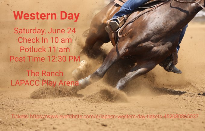 Pony Play Rodeo starts at 12:30 PM Potluck is 11 am  Serving Kansas City Steak Burgers, Buns, condiments