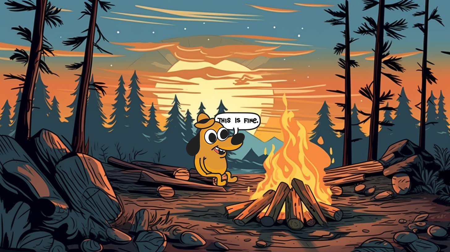 This Is Fine Wallpapers  Wallpaper Cave