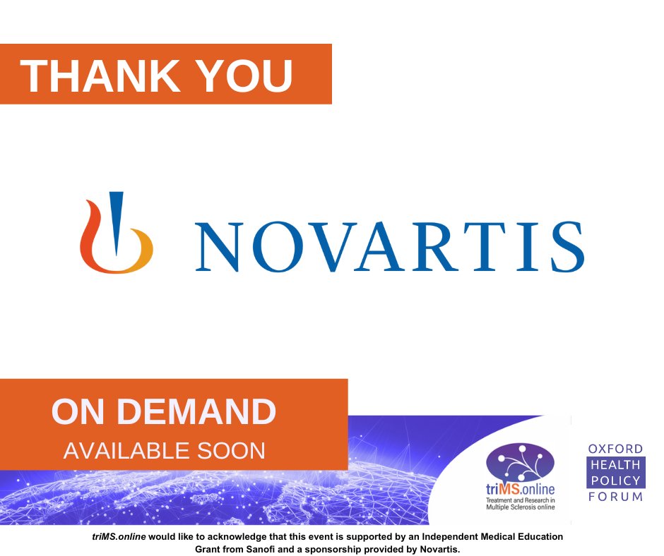 Thank you to our Silver sponsor Novartis for supporting the seventh #triMSonline conference. 

On-demand content coming on 1 June! trimsonline.6connex.eu/event/conferen… 

#triMSonline #BTKinhibitors