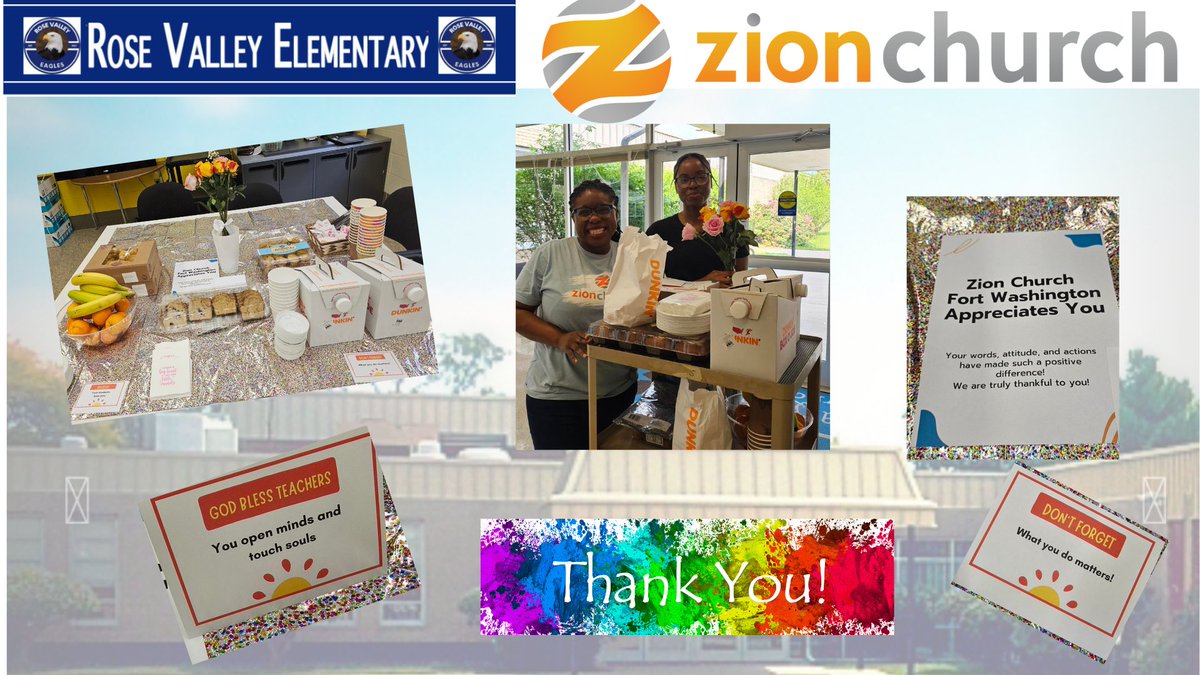 Rose Valley ES PGCPS (@rosevalleyes) on Twitter photo Thank you, <a href="/zionchurchorg/">Zion Church</a> of Fort Washington, MD. You are always blessing the teachers of <a href="/RoseValleyES/">Rose Valley ES PGCPS</a> with something wonderful!!! Thank you, <a href="/zionchurchorg/">Zion Church</a> of Fort Washington, MD. You are always blessing the teachers of <a href="/RoseValleyES/">Rose Valley ES PGCPS</a> with something wonderful!!!