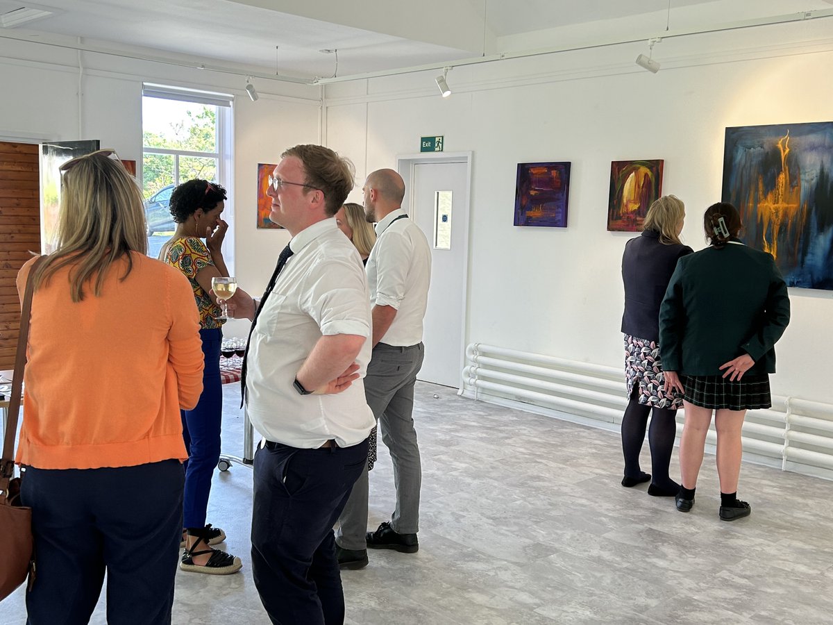 Head of Creative and Performing Arts, Judith Tutin, and Textiles teacher Laura Graven are this evening launching a new exhibition of their work entitled ‘Near Restful Waters’. The exhibition is open in our school gallery daily from Saturday 27 May to Sunday 4 June.