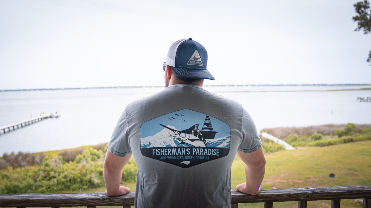 Our second shirt in our Carteret County collection is the Fisherman's Paradise, a tribute to Morehead City. Show your hometown pride or support our local business while you are here for the weekend. 

bluemarlinmediallc.com/shop/p/fisherm…

#moreheadcitync #carteretcounty #crystalcoast