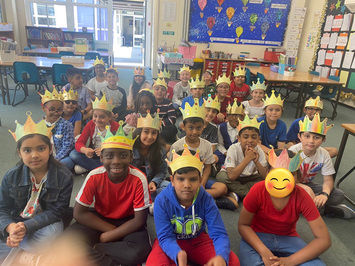 Mrs Pandit (@pandit_mrs) on Twitter photo Better late than never ! Just fixing our crowns for the kingโs coronation this afternoon, Team Oak ready for the picnic.
God save the king ๐ <a href="/Ms_L_Lai/">Ms Lai</a> <a href="/HeadLHS/">Head@LauranceHaines</a> <a href="/LHS_Watford/">Laurance Haines School</a> <a href="/mrswoodroofeLHS/">Mrs Woodroofe</a> Better late than never ! Just fixing our crowns for the kingโs coronation this afternoon, Team Oak ready for the picnic.
God save the king ๐ <a href="/Ms_L_Lai/">Ms Lai</a> <a href="/HeadLHS/">Head@LauranceHaines</a> <a href="/LHS_Watford/">Laurance Haines School</a> <a href="/mrswoodroofeLHS/">Mrs Woodroofe</a>