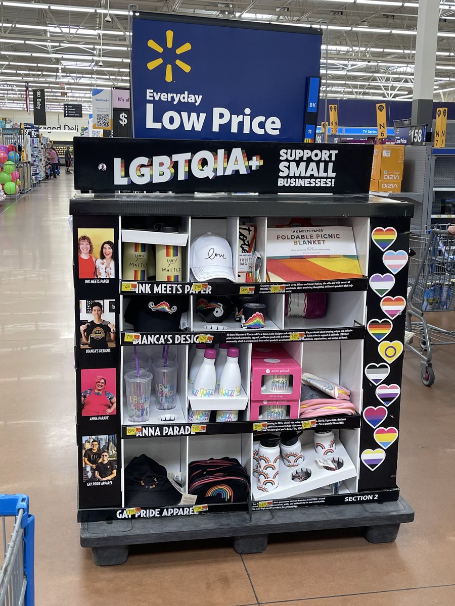 Boy, wait until the rightwingers discover their beloved WALMART is woke also!