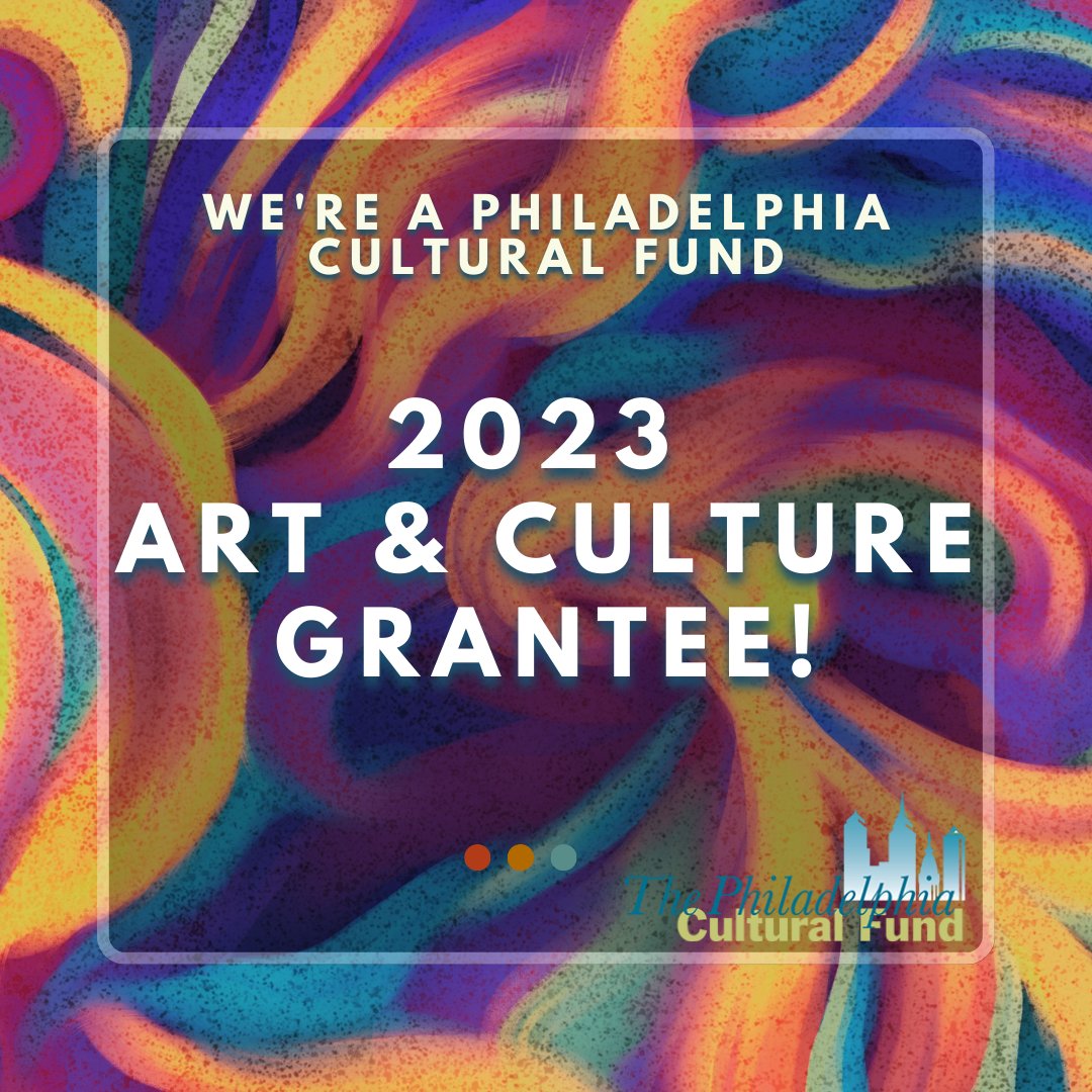 So proud to be among the many arts and culture orgs in Philly that are 2023 investment@PhilaCulturFund grantees! Philadelphia's continued investment in music helps to make our programming and commissioning possible!