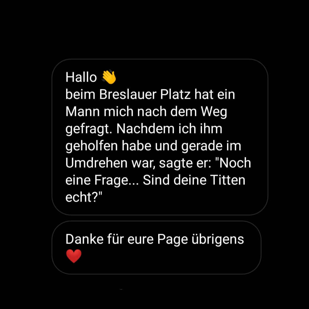 catcallsberlin's tweet photo. Caption auf Instagram!
#catcallsofberlin #ankreiden #catcalling #stopptbelästigung #stopcatcalling #feminismus #chalkback #catcalls #berlin #feminism #stopstreetharassment
https://t.co/AAu6XvQwwU https://t.co/XnVMQwmtqp