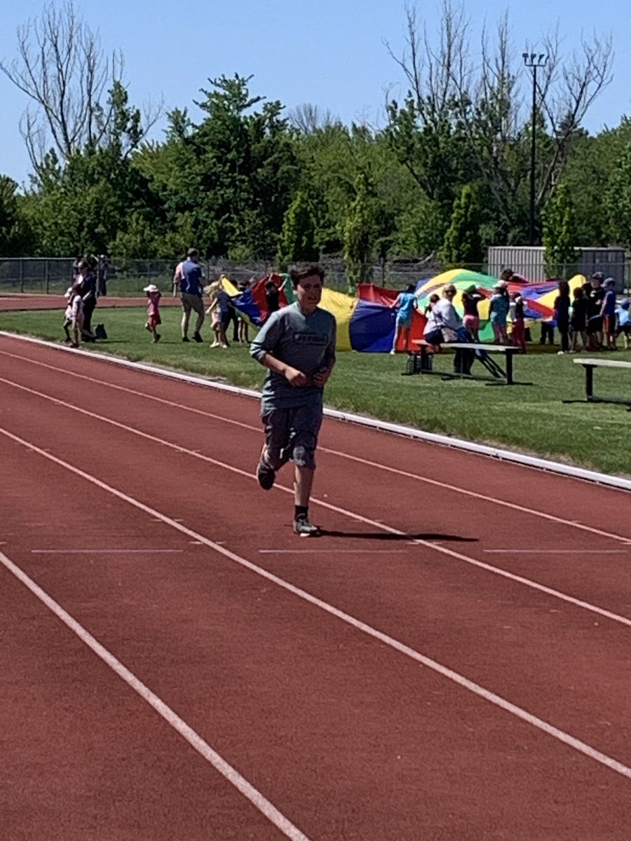 A perfect day at the track! Together is Better! Thanks for organizing, @MrCAarts ! @alcdsb