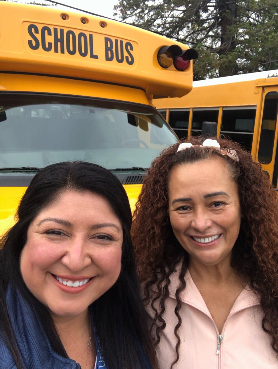 #ThankYou to our amazing bus driver Ana for allowing me the opportunity to job shadow with her this morning. She makes sure every child is greeted with a smile &amp; gets to school safely! 🚌💙 <a href="/BerryessaUSD/">Berryessa Union</a> <a href="/CSEA_Now/">CSEA</a> <a href="/Teamsters/">Teamsters</a> #CSEW