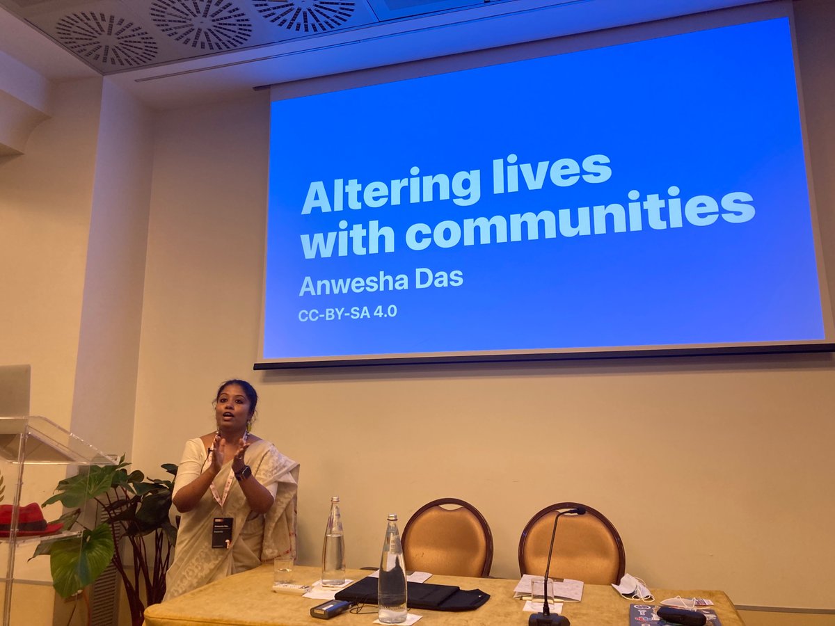 Cheuk Ting Ho (@cheukting_ho) on Twitter photo <a href="/anweshasrkr/">Anwesha Das</a> is giving a keynote for us to close day 1 of <a href="/pyconit/">PyCon Italia</a> #PyConIT2023 it’s about Altering Lives with Communities <a href="/anweshasrkr/">Anwesha Das</a> is giving a keynote for us to close day 1 of <a href="/pyconit/">PyCon Italia</a> #PyConIT2023 it’s about Altering Lives with Communities