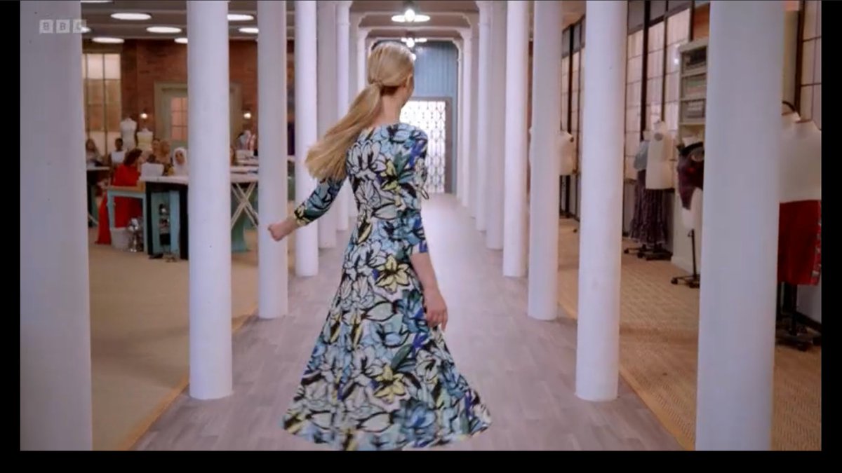 Did anyone recognise our Portia 281395 on The Great British Sewing Bee this week? Visit our web site carringtonfabrics.co.uk to see all our full range of prints and more!  #carringtonfabrics #printedfabric #FashionFabrics #fashionfabric #printedjersey