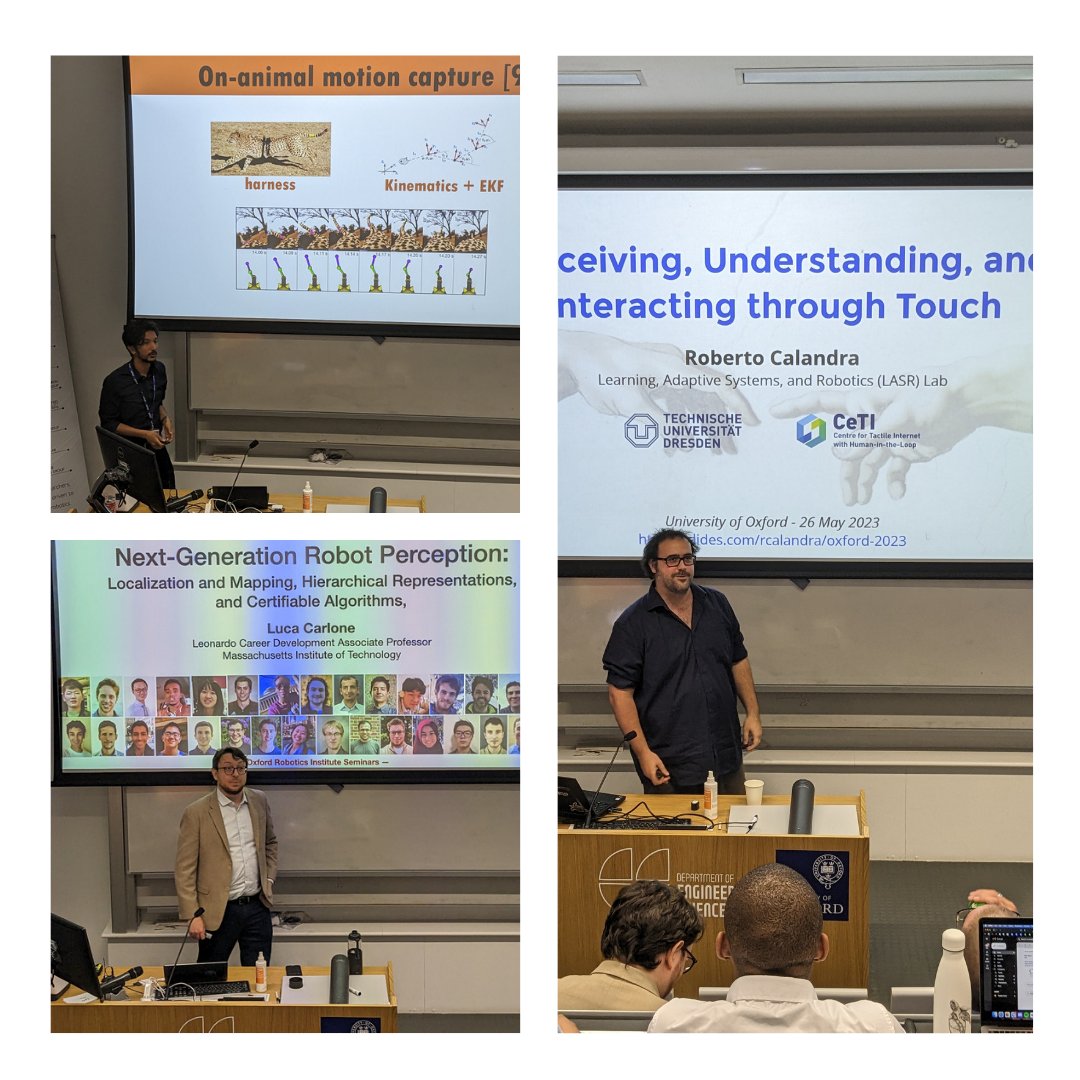 What do #SLAM #SceneGraphs #Touch #Sensors and #Cheeters have in common? 
These were the topics covered by the great speakers today at <a href="/oxfordrobots/">Oxford Robotics Institute</a>

Thanks to <a href="/RCalandra/">Roberto Calandra</a> <a href="/lucacarlone1/">Luca Carlone</a> and Amir Patel