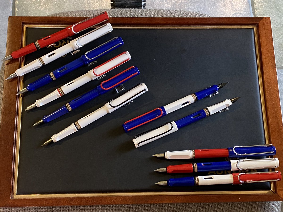 Put an you spin on your pen. Get your Lamy fix here. Get a variety of colors and swap them out and make your own unique design. Have a blessed Memorial Day holiday weekend. We’re OPEN. penloversparadise.com #penloversparadise #fountainpens #writinginstruments #lamy #lamysafari