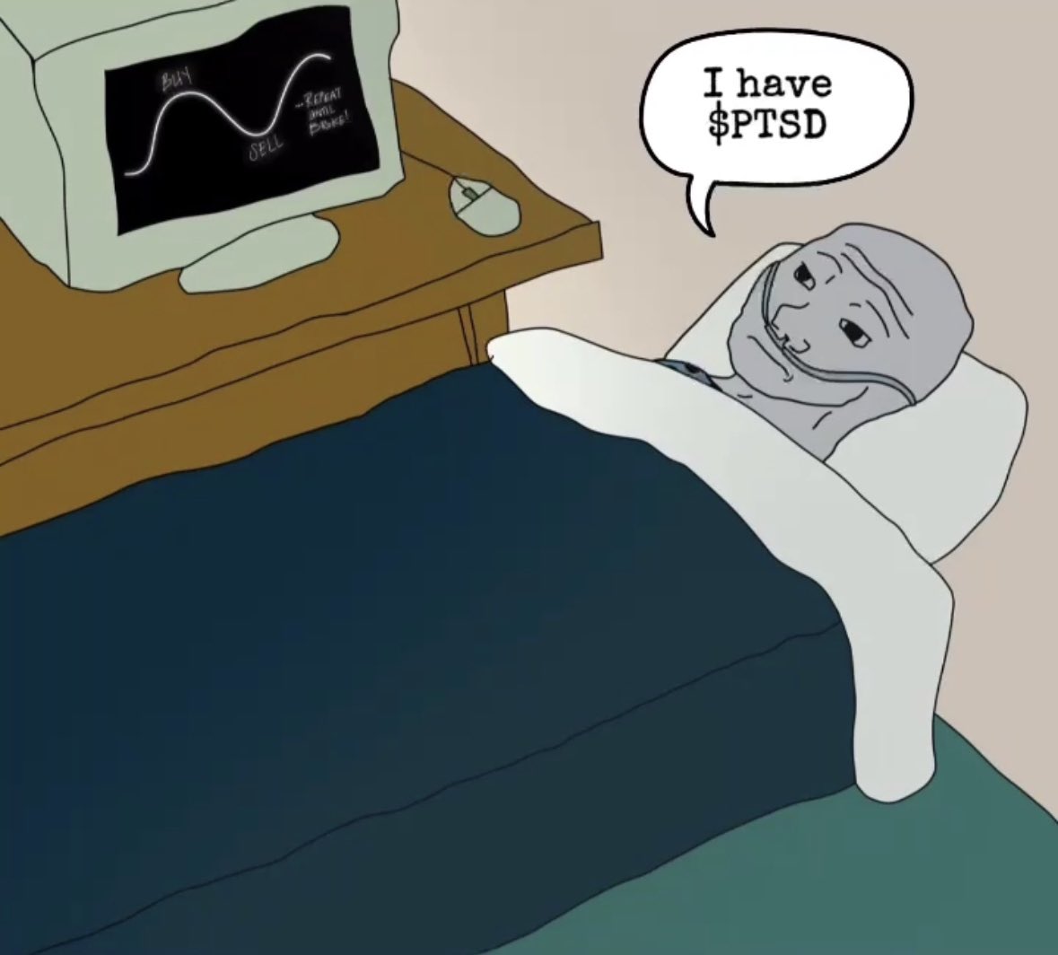 There have been reports of new symptoms on the blockchain! 

check your $PTSD status here

ptsderc.xyz