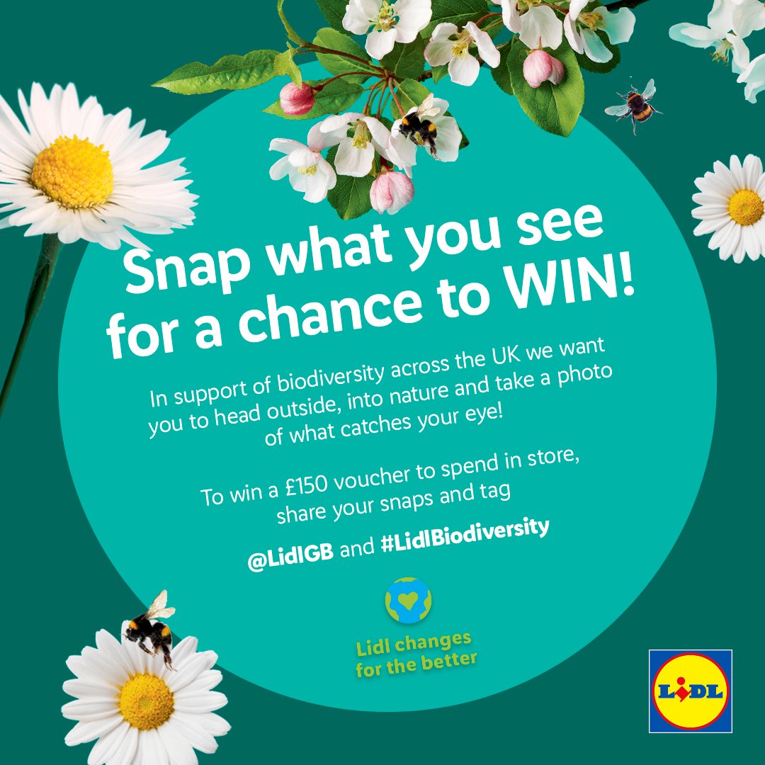 LidlGB on Twitter "Celebrate biodiversity with us and be in with the chance to win a Lidl