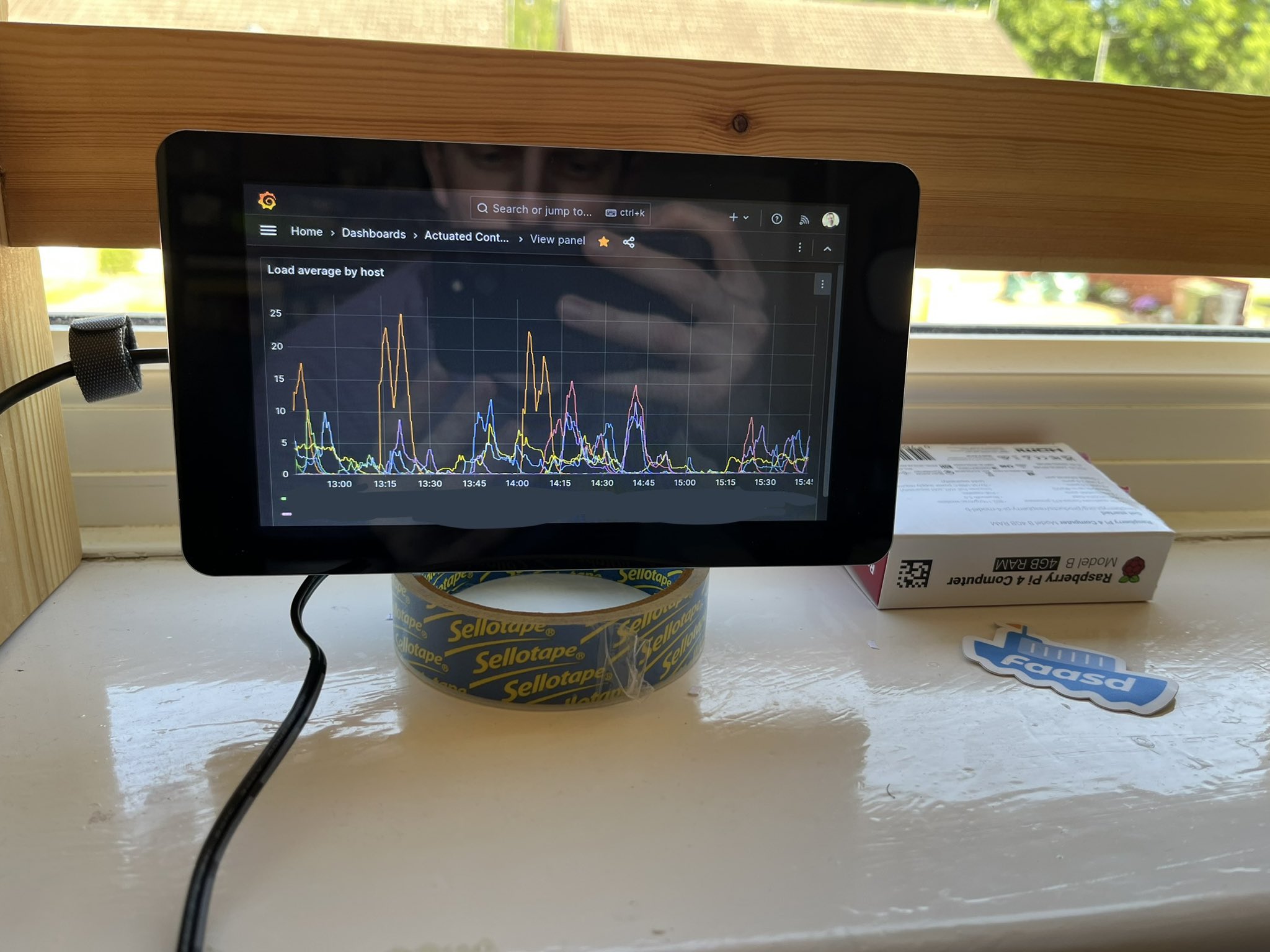 You might need a portable monitor