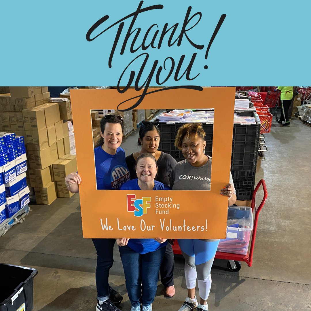 Completing over 900+ student supply kits yesterday, this group from Cox Enterprises showed out! With their help, ESF continues to bring joy to the lives of disadvantaged families in the Atlanta, GA area. Thank you so much for your dedication and support. #teamcox #ESF #giveback