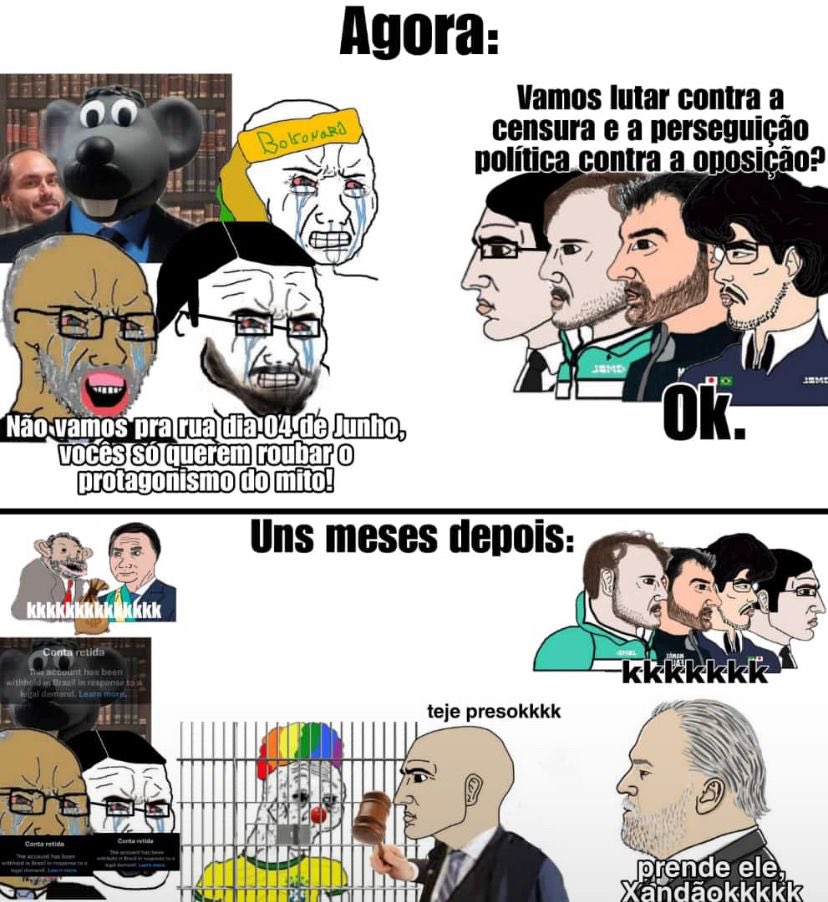 Corrupção Brasileira Memes - CBMστο X: De Cabelo blindado para a